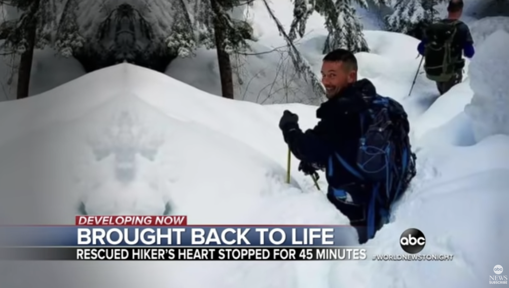 Washington man hiking